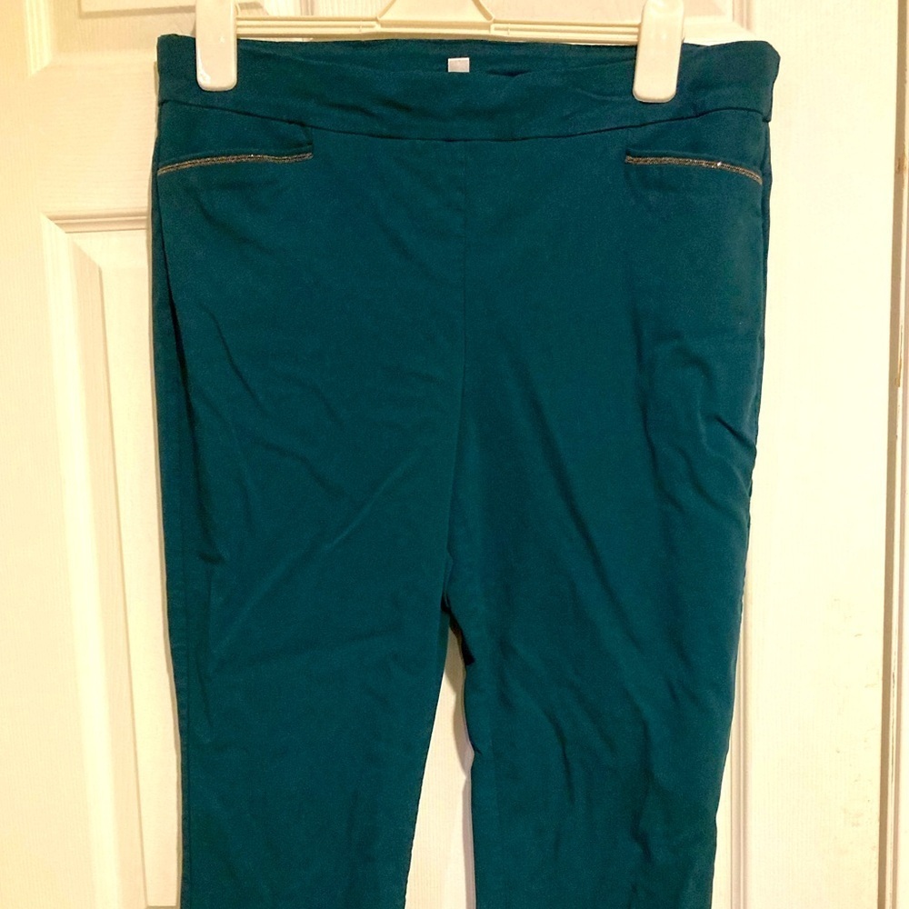 Chico’s Women’s Slacks Pants w/ Sequins Trim Sz. 16R - Picture 6 of 8